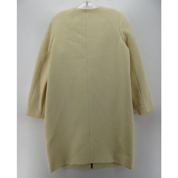 J Crew Jacket 10 Double Cloth Wool Coat Classic City Career Zip Up * - Picture 7 of 11